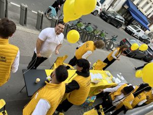 Lire la suite à propos de l’article Témoignage de nos services civique durant le petit-déjeuner de 1 Lettre 1 Sourire